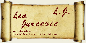 Lea Jurčević vizit kartica